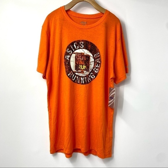 ASICS running gear shirt sleeved r shirt NWT M - Picture 1 of 9